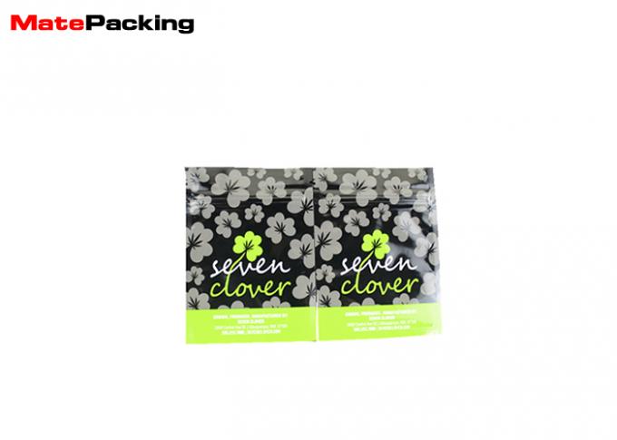 Laminated Plastic Bag For Food Packaging 3 Side Sealed Ziplock 0.12mm Thickness