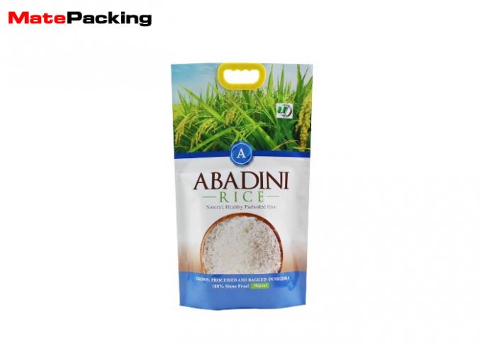 Custom Printed Vacuum Seal Food Bags Resealable Biodegradable Nylon Heat Seal Handle Top
