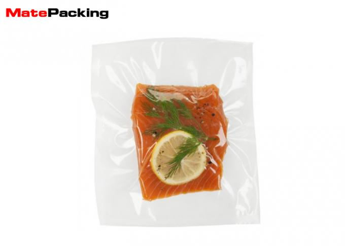 Heat Seal 3 Side Vacuum Seal Food Bags Custom Printed Freeze Aluminum Foil