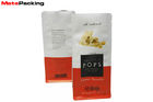 0.7 Oz Flat Bottom Pouch Aluminum Foil Bag For Popcorn Customs Design Moisture Proof