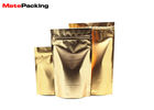 Stand Up Foil Food Pouches With Ziplock Reusable Customs Printing Glossy / Matte Surface