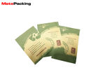 China 100% Biodegradable Kraft Paper Food Bags 0.12mm Thickness For Coffee / Snack factory