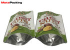 High Barrier Food Sealable Foil Pouches , Chestnut Foil Stand Up Pouches Resealable