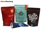 Zipper Foil Food Pouches With Valve For Coffee Moisture Proof High Barrier