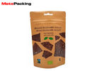 Zipper Aluminum Foil Stand Up Pouches UV Printing With Air Hole For Chocolate