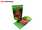 Zipper Custom Stand Up Pouches , Tea Packaging High Barrier Pouches