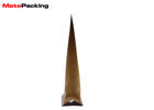 Flat Bottom Kraft Paper Pouch , Heat Sealing Brown Paper Bags For Food