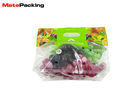 Laminated Material Fresh Vegetable Plastic Packaging Bags Stand Up Zipper Transparent