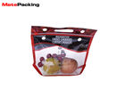 China Custom Size Fruit / Fresh Vegetable Plastic Packaging Bags Pouch With Hanger Hole factory