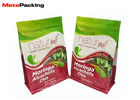 Square Bottom Food Grade Foil Stand Up Pouches Plastic Bag Custom Printing
