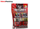 Moisture Proof Aluminum Foil Stand Up Pouches For Beef Jerky Gravure Printing