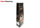 Custom Printing Coffee Pouch Bags , Back Sealed Side Gusset Custom Coffee Bean Bags 250g