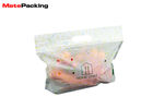 Aluminum Laminated Clear Plastic Produce Bags , Zipper Transparent Packaging Bags