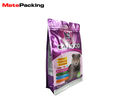 2.5Kg Laminated Animal Pet Food Packaging Bags Flat Bottom Ziplock For Cat