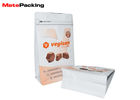 UV Printing Matte / Glossy Flat Bottom Pouch Moisture Proof 14 O.Z. For Chocolate