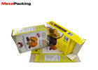 Folding Customized Cookie Packaging Boxes , Paper Cardboard Food Boxes