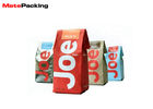 China Side Gusset Foil Food Pouches Custom Design Heal Sealed Plastic For Instant Coffee factory