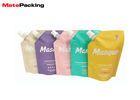 Liquid Juice Packaging Foil Food Pouches Standing Up With Spout Customized Printing