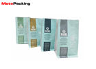China Square Bottom Coffee Bean Packaging Bags Pouch T Zipper Reusable Air Proof With Valve factory