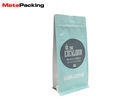 Square Bottom Coffee Bean Packaging Bags Pouch T Zipper Reusable Air Proof With Valve