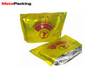Stand Up Food Packaging Pouches , Microwaveable Resealable Food Pouches With Top Euro Hole