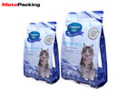 Heat Sealed Zipper Side Gusset Bag For Pet Food Foil Inside Moisture Proof High Barrier