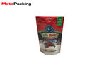 Santa Standing Plastic Tobacco Pouch Biscuit Packing Pouch With Zipper Window