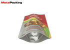 Heat Seal Aluminum Foil Retort Pouch Bag Gravure Mold Printing With Tear Notch For Snack