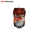 China Gravure Printing Stand Up Pouch Bags , Soybean Drink Packaging Plastic Pouches For Liquids factory