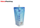 Opaque Bottom Gusset Stand Up Spout Pouch Water Drink Packaging Pouch With Spout Top