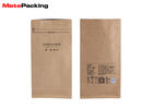 China Gravure Printing Flat Bottom Coffee Bags , Aluminium Foil Pouches With Valve / Zipper factory