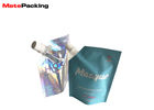 Stand Up Spout Pouch Aluminum Foil For Shampoo Sunscreen Lotion Beauty Products