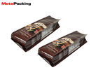 12oz Aluminum Foil Gusset Side Pouch Bag Glossy Printing No Leak For Coffee Package