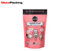 Plastic Stand Up Pouch with Zipper Reusable Moisture - Proof Custom Printing for Snack