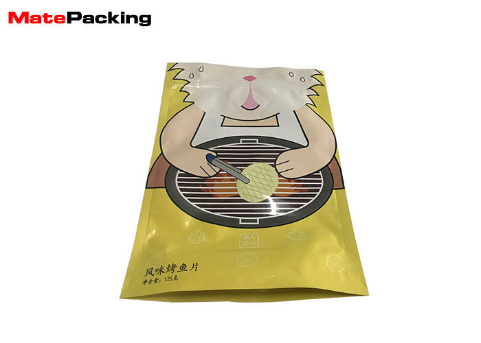 China Standing Up Ziplock Foil Food Pouches 100% Food Grade Enhanced Foil Moisture Proof 100g Capacity company