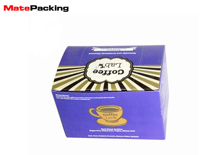 China Color Print Small Retail Packaging Boxes Cardboard For Instant Coffee company
