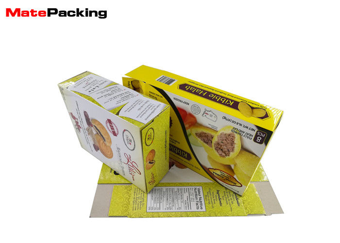 China Folding Customized Cookie Packaging Boxes , Paper Cardboard Food Boxes factory