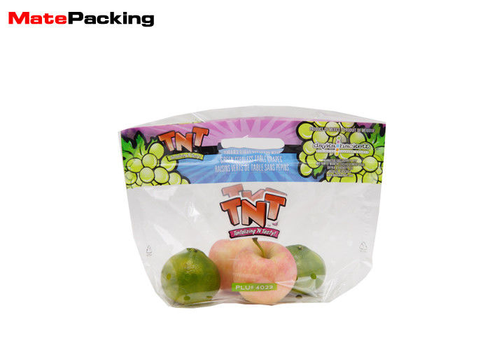 China Anti Fog CPP Fresh Vegetable Plastic Packaging Bags Customized Thickness factory