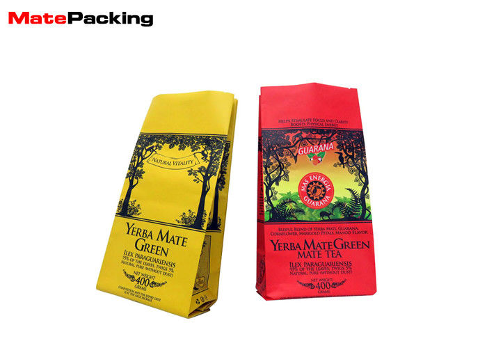 China Custom Printing Side Gusset Bag Good Heat Seal For 100g 250g 500g 1kg Coffee factory