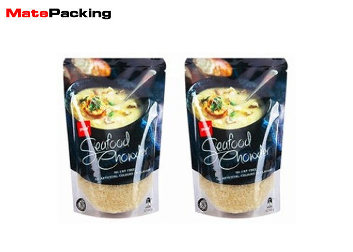 China Retort Mylar Heat Seal Bags , Packaging Microwavable Rice Pouches Custom Printing factory