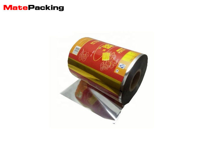 China Sachet Packaging Roll Food Film Wrap , Plastic Film Packaging Wrapping Film factory