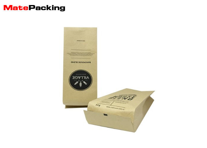 China Foil Laminated Custom Design Coffee Bags , Side Gusset Coffee Bean Pouches factory