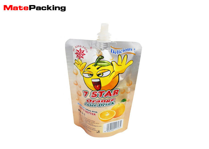 China Fruit Juice Packaging Spout Pouch Strong Sealing Strength Reusable Standing Up Type factory