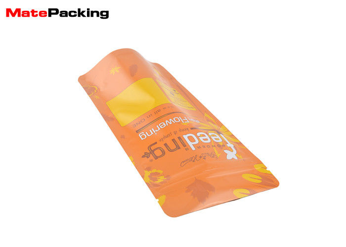 China Colorful Printing Doypack Stand Up Pouch , PET/PE Dog Food Storage Bag For Birds factory