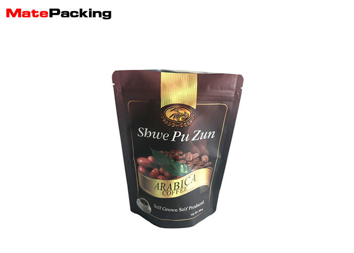 China Food Grade Foil Ziplock Pouches , Custom Printed Stand Up Pouches Custom Size factory