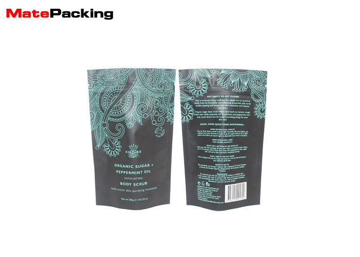 China Smell Proof Plastic Tobacco Pouch Reclosable Laminated Tobacco Zipper Top Bag factory