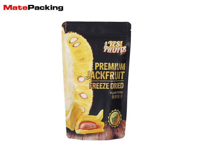 China Plastic Stand Up Pouch with Zipper Reusable Moisture - Proof Custom Printing for Snack factory