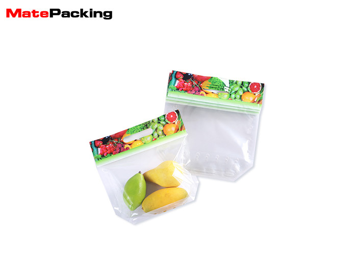 Transparent Anti Fog Vegetable Packing Bags , Fruit Packing Bags With Air Hole