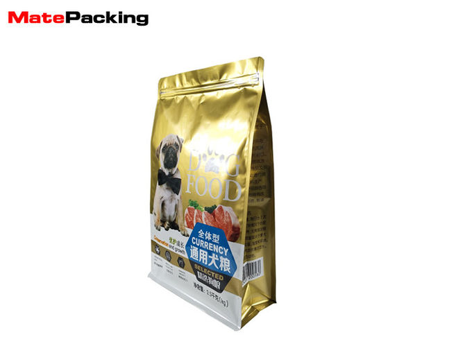 Resealable Ziplock Dog Food Packaging Bag Custom Logo Printed Gravure Mold Printing