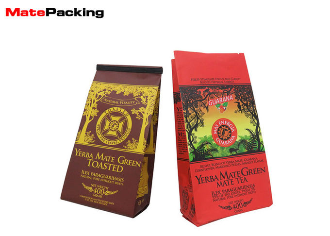 Custom Printing Side Gusset Bag Good Heat Seal For 100g 250g 500g 1kg Coffee